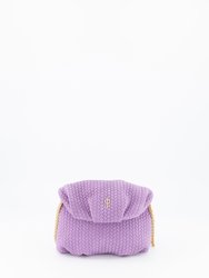 Mini Leda Braid Handbag Purple - Purple