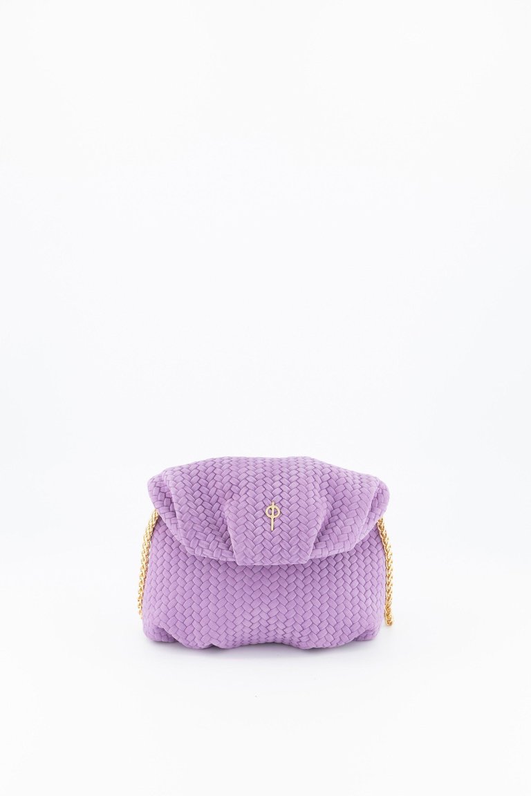 Mini Leda Braid Handbag Purple - Purple