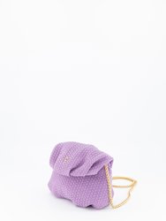 Mini Leda Braid Handbag Purple