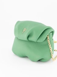 Mini Leda Floater Handbag - Green