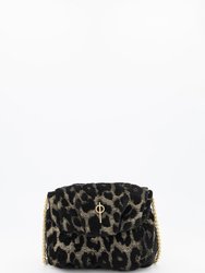 Mini Leda Handbag Gold - Leopard Gold