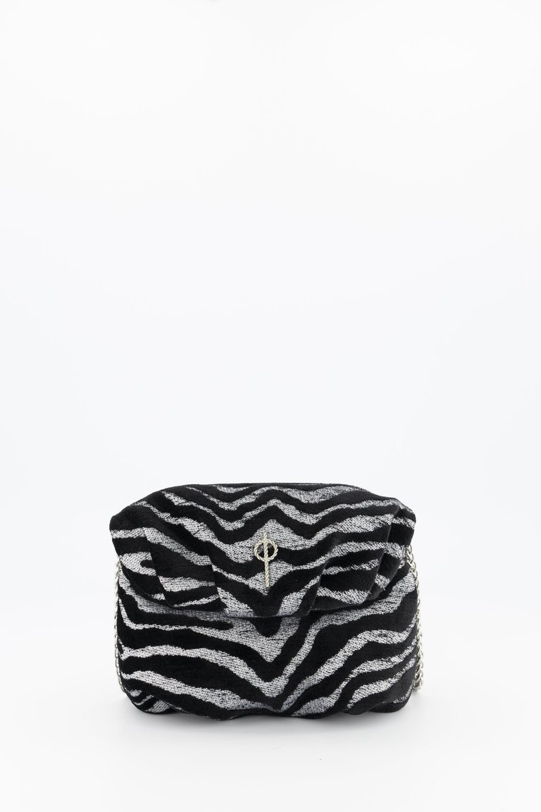 Mini Leda Handbag Zebra Black - Zebra Black