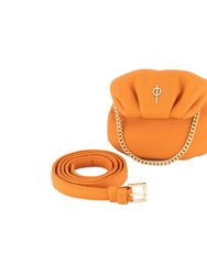 Tiny Floater Leda Handbag - Orange - Orange