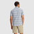 Men's Astroman Short Sleeve Sun Shirt In Lead Plaid