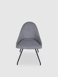 Ice Harmony Upholstery Dining Chair, Set of 2 - Urban Grey