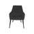 Linden Harmony Upholstered Dining chair With U-Shape Legs - Charcoal Grey