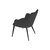 Linden Harmony Upholstered Dining chair With U-Shape Legs