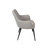 Linden Harmony Urban Mid-Century Modern Grey Upholstered Dining Chair Set of 2