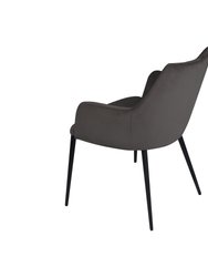 Lingo Harmony Upholstered Dining Chair with Conic Legs