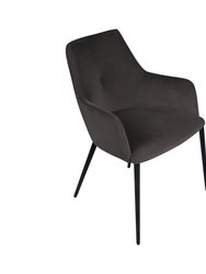 Lingo Harmony Upholstered Dining Chair with Conic Legs