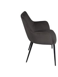 Lingo Harmony Upholstered Dining Chair with Conic Legs