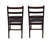 Mia Wood Fabric Dining Chair With Espresso Leg (Set Of 2)