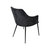 Your Choice Harmony Charcoal Grey Upholstery Dining Chair With Conic Legs