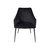 Your Choice Harmony Charcoal Grey Upholstery Dining Chair With Conic Legs - Charcoal Grey