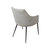 Your Choice Harmony Urban Grey Upholstery Dining Chair With Conic Legs (Set Of 2)