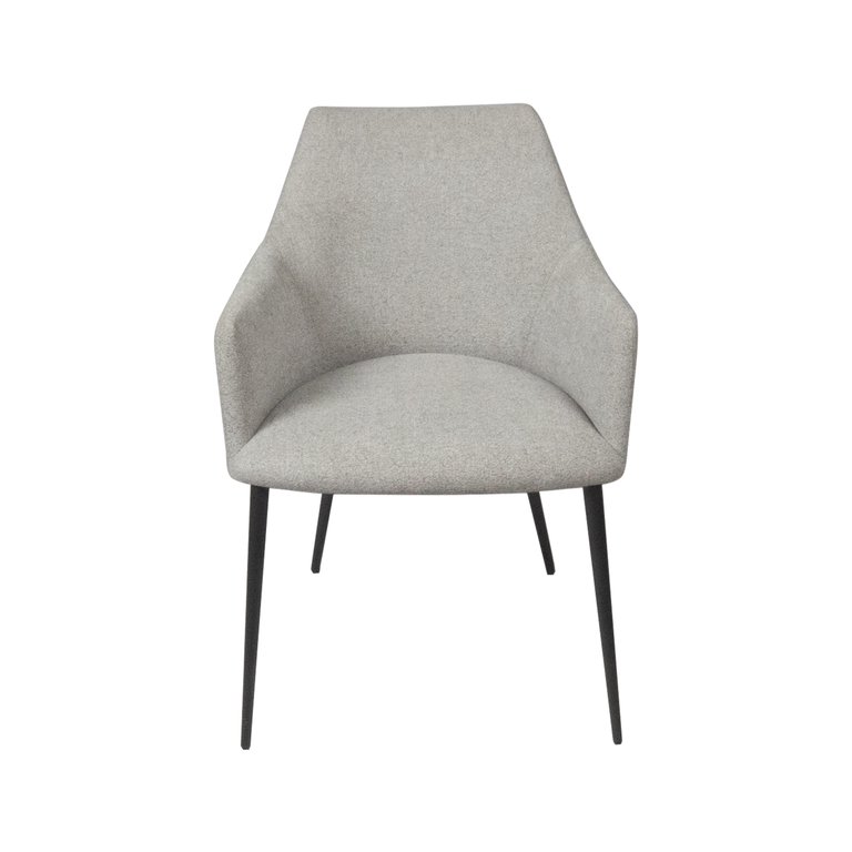 Your Choice Harmony Urban Grey Upholstery Dining Chair With Conic Legs (Set Of 2) - Urban Grey