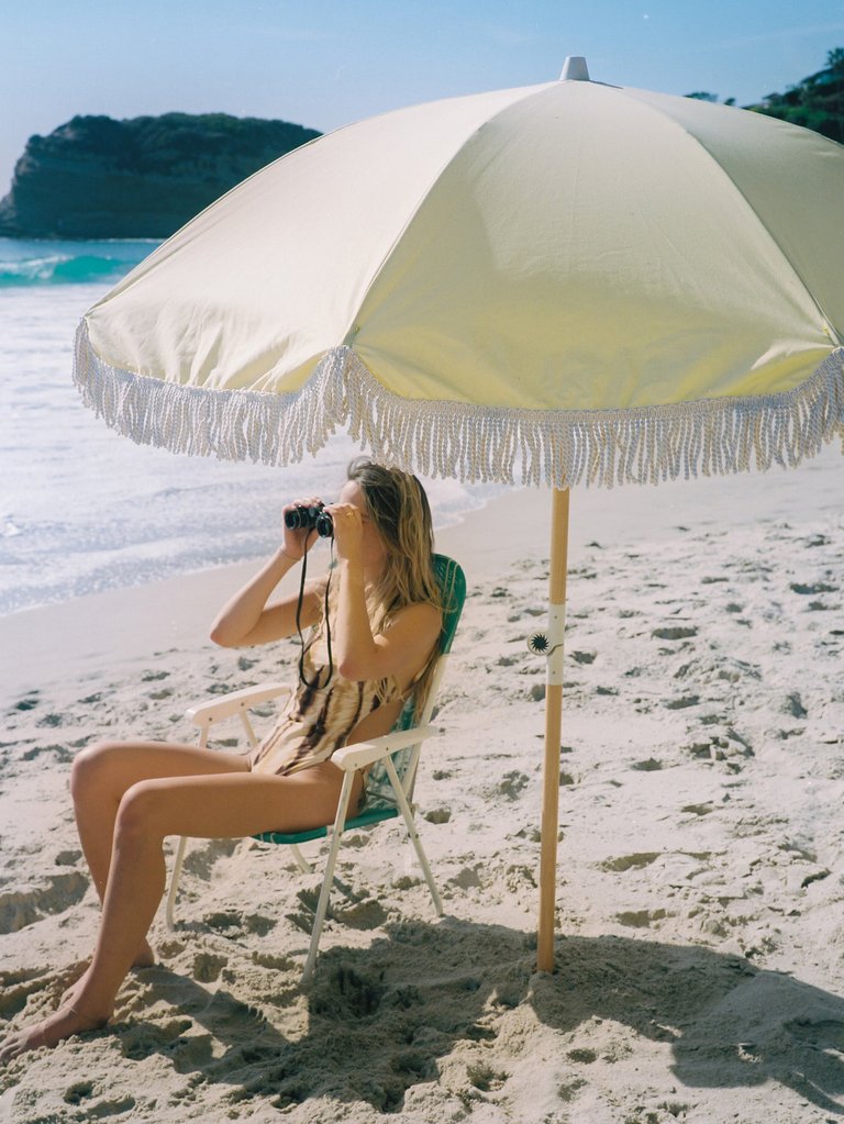 Strands Beach Umbrella - Yellow