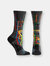 MTA Vignelli Diagram Subway Sock - Black