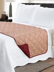 Bed Runner Protector King - Wine Mocha - King Wine Mocha