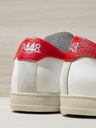 John Sneaker - White/Red