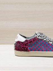 John Sneakers - Cow/Checkered - Cow/Checkered