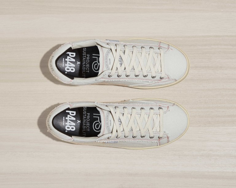 John Vegan Cream Sneakers