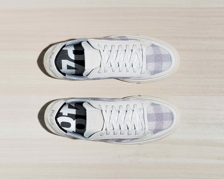 Soho Sneakers - White/Tartan