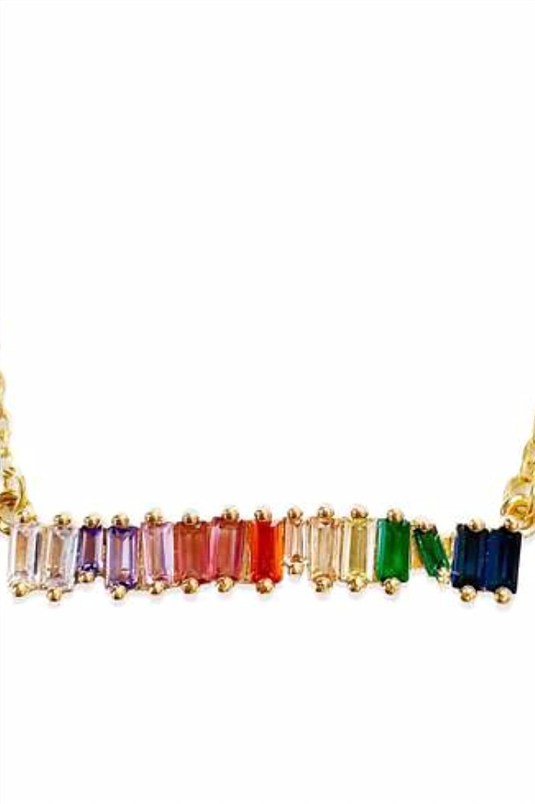 Be Bright Necklace - Purple, Pink, Orange, Yellow, Green, Blue
