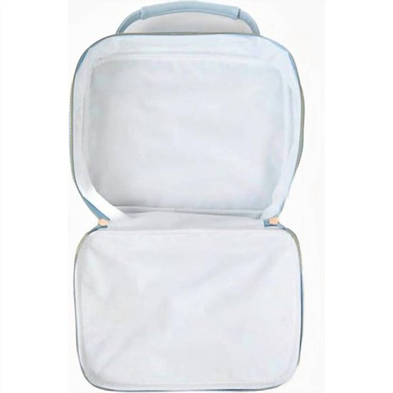 Celebrate Confetti Insulated Lunch Box Cooler In Baby Blue