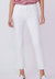 Cindy Crop Jeans In Cool White - Cool White