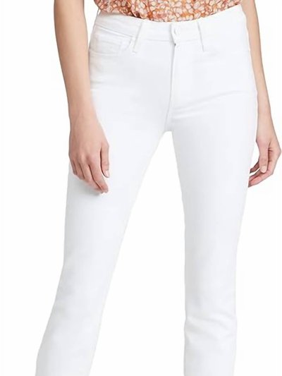 PAIGE Cindy Crop With Raw Hem Jeans In Crisp White product