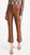 Claudine High Rise Straight Leg Ankle Jean - Cognac Luxe Coating