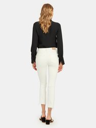 Colette Crop Flare with Raw Hem Jean