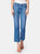 Colette High Rise Crop Flare Jeans - Sonic Distressed