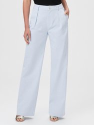 Dallas Linen Blend Trouser - Light Chambray