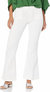 Genevieve Petite Flare Jeans In White - White
