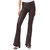 Lou Lou Coated High Rise Flare Jeans In Chicory Luxe Coating - Chicory Luxe Coating