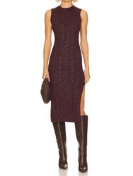 Marium Dress - Burgundy Sparkle