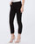 Mayslie Velvet Jogger In Black - Black