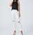 Noella High Rise Jeans In Soft Ecru Destructed