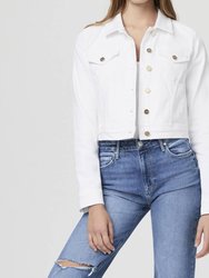 Relaxed Vivienne Jacket In Crisp White - Crisp White