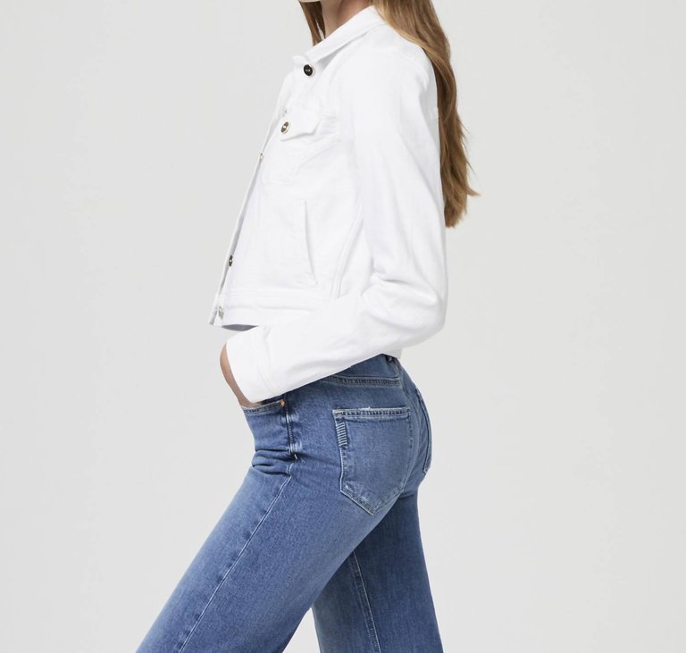 Relaxed Vivienne Jacket In Crisp White