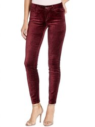 Verdugo Ultra Skinny Jean - Burgundy - Burgundy