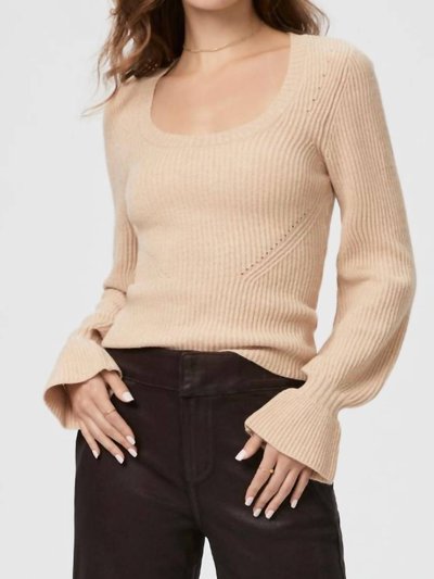 PAIGE Virtue Scoop Neck Ribbed Sweater product