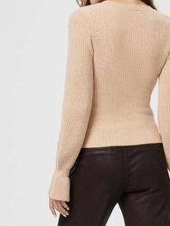 Virtue Scoop Neck Ribbed Sweater