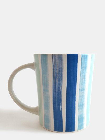 Paint & Petals Brushstroke Stripe Ceramic Mug product