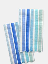 Brushstroke Stripe Guest Napkins