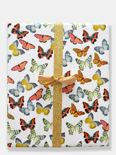 Paint & Petals Butterfly Toss Gift Wrap product