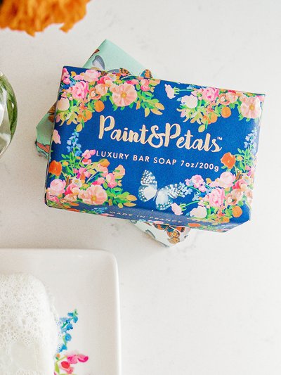 Paint & Petals Galaxy Blue Floral Soap product