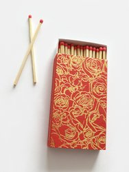 Gold Roses Matchbox